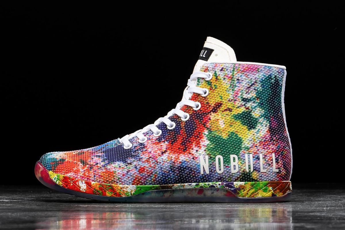 Nobull High-Top Art Work Men\'s Trainers Multicolor | Australia (TH0178)